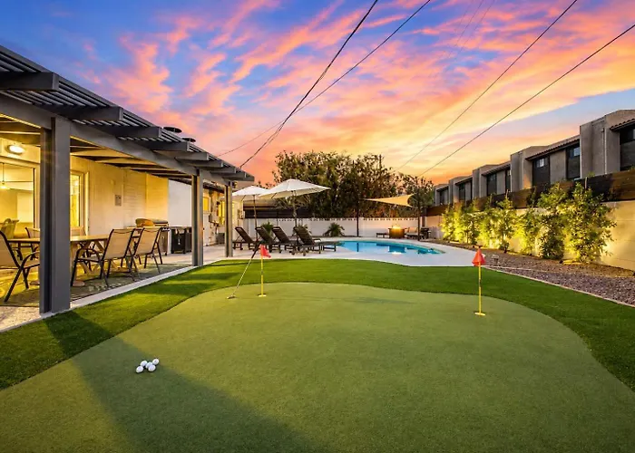 Old Town Family Retreat-free Heated Pool-spa-putt Grn-gym * Scottsdale